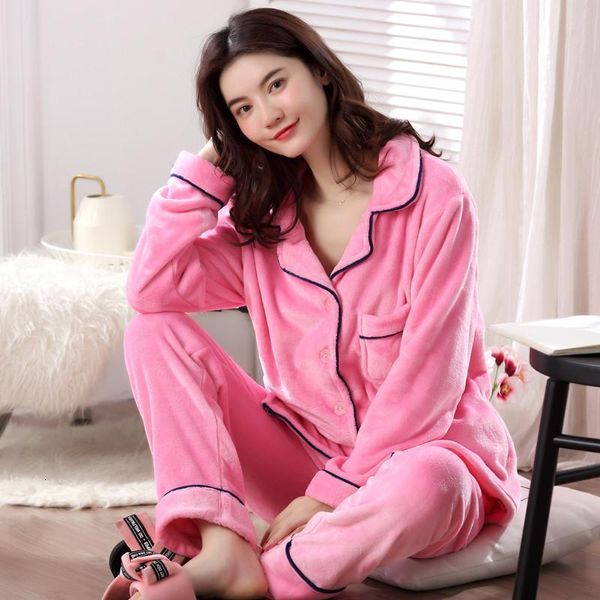 thick winter warm women pajama sets coral velvet long sleeve pijamas sleepwear nightwear flannel pajamas set home clothing, Black;red
thick winter warm women pajama sets coral velvet long sleeve pijamas sleepwear nightwear flannel pajamas set home clothing, Black;red