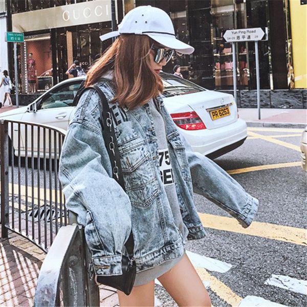 women's jackets jean coat women loose autumn and winter jacket retro hole harajuku style, Black;brown
women's jackets jean coat women loose autumn and winter jacket retro hole harajuku style, Black;brown