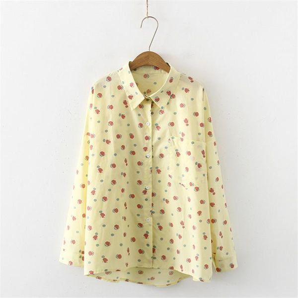 women's blouses & shirts women spring long sleeve turn-down collar floral print cotton loose blouse casual blusas, White
women's blouses & shirts women spring long sleeve turn-down collar floral print cotton loose blouse casual blusas, White