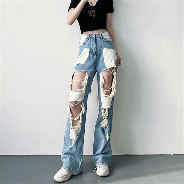 women's jeans 2021 summer thin plus size high waist slim beggar pants loose ripped straight-leg women calças femininas com frete, Blue
women's jeans 2021 summer thin plus size high waist slim beggar pants loose ripped straight-leg women calças femininas com frete, Blue