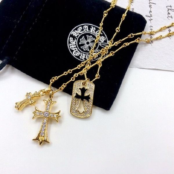 factory wholesale croft's cut-out hangtag cross female clavicle chain with diamond inlaid double cross necklace hea/rtsch/rome
factory wholesale croft's cut-out hangtag cross female clavicle chain with diamond inlaid double cross necklace hea/rtsch/rome