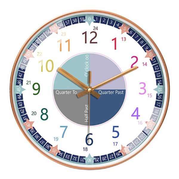 12inch time teacher wall clock learn to tell the time wall clock for classroom bedroom living room nursery
12inch time teacher wall clock learn to tell the time wall clock for classroom bedroom living room nursery