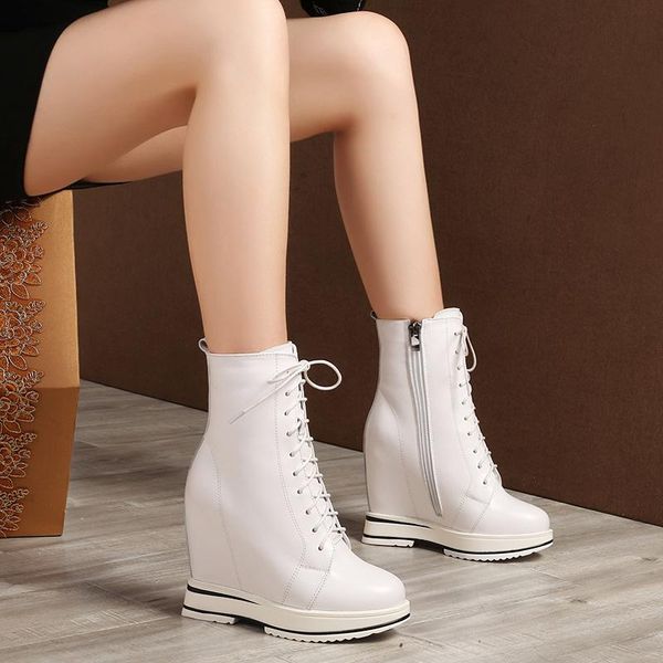 boots lace up women's 2021 autumn and winter leather handmade thick soled inner high short, Black
boots lace up women's 2021 autumn and winter leather handmade thick soled inner high short, Black