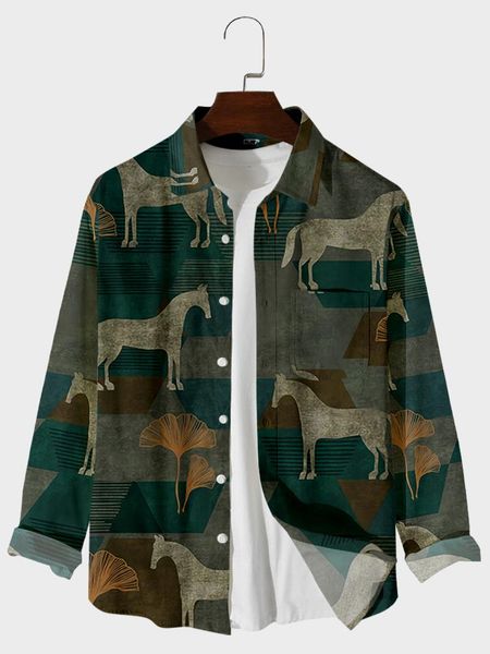 men's casual shirts 2021 selling traditional ethnic pattern digital printing loose large button long sleeve cardigan shirt 2, White;black
men's casual shirts 2021 selling traditional ethnic pattern digital printing loose large button long sleeve cardigan shirt 2, White;black