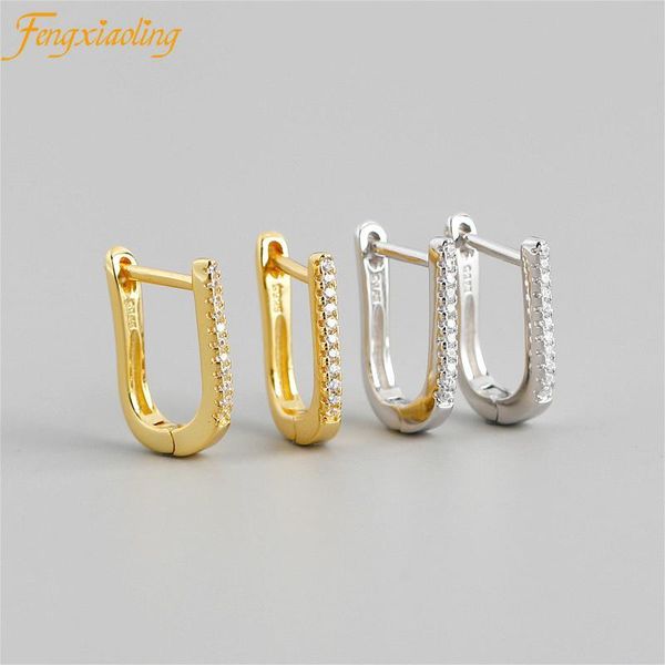 hoop & huggie 2021 real 100% 925 sterling silver micro-mosaic zircon earrings simple golden fine jewelry accessories, Golden;silver
hoop & huggie 2021 real 100% 925 sterling silver micro-mosaic zircon earrings simple golden fine jewelry accessories, Golden;silver