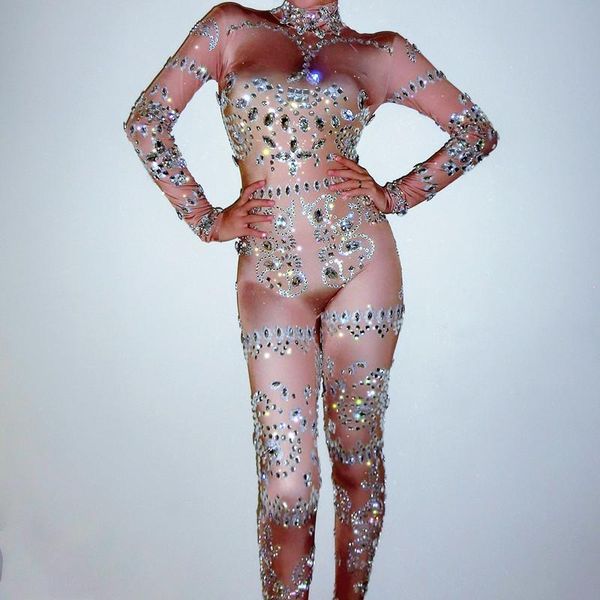 women's jumpsuits & rompers sparkly glass crystals long sleeve jumpsuit stretch elastic rhinestones nightclub women singer host show st, Black;white
women's jumpsuits & rompers sparkly glass crystals long sleeve jumpsuit stretch elastic rhinestones nightclub women singer host show st, Black;white