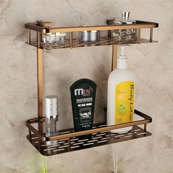 2021 new europe's old double-layer towel space bronze shelf of bathroom storage rack 300*360*140mm hjic
2021 new europe's old double-layer towel space bronze shelf of bathroom storage rack 300*360*140mm hjic
