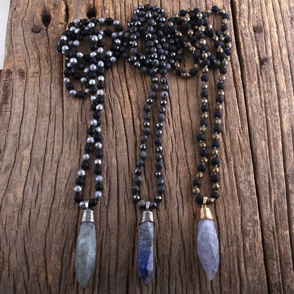pendant necklaces rh fashion boho beaded necklace 6mm hematite stone beads knotted drop charm for women gift, Silver
pendant necklaces rh fashion boho beaded necklace 6mm hematite stone beads knotted drop charm for women gift, Silver