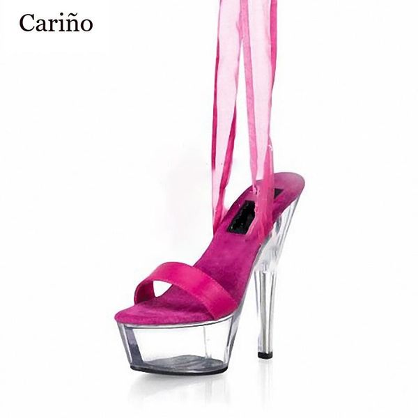 sandals 2021 style silk ribbon women's 15cm high heel clear platform lace-up stiletto stage catwalk pumps 34-46, Black 
sandals 2021 style silk ribbon women's 15cm high heel clear platform lace-up stiletto stage catwalk pumps 34-46, Black