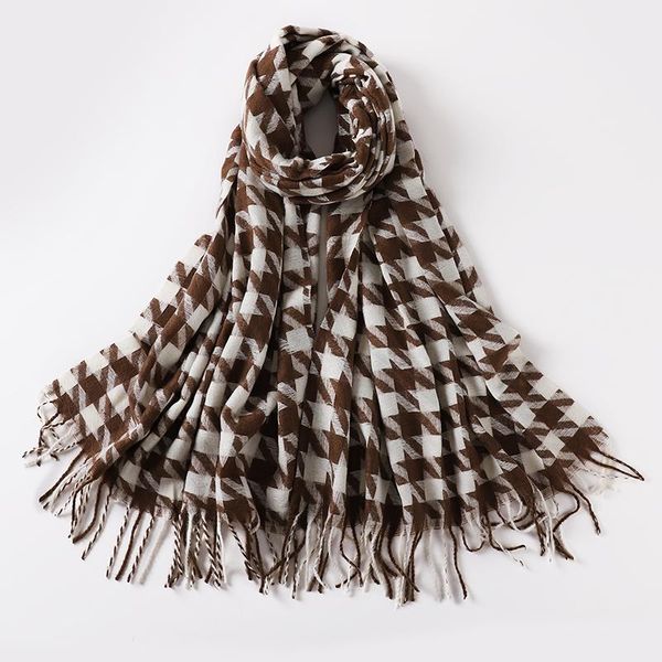 scarves 2021 autumn and winter thick plaid long tassel imitation cashmere scarf neck color matching shawl 200*45cm, Blue;gray
scarves 2021 autumn and winter thick plaid long tassel imitation cashmere scarf neck color matching shawl 200*45cm, Blue;gray