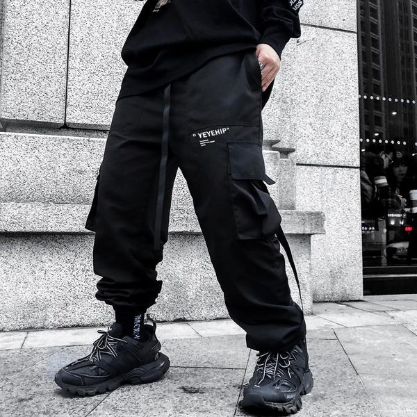 men's pants 2021 men streetwear hip hop black cargo pockets harajuku harem swag ribbon joggers hiphop sweatpants trousers
men's pants 2021 men streetwear hip hop black cargo pockets harajuku harem swag ribbon joggers hiphop sweatpants trousers
