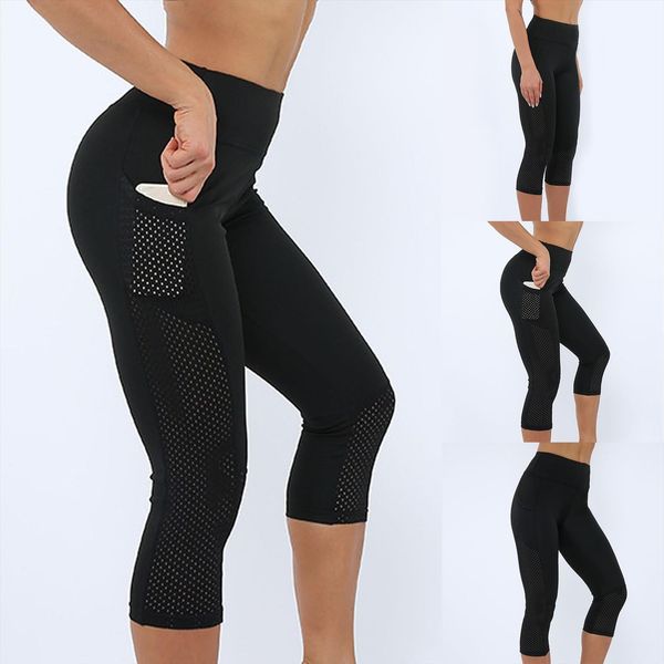 fitness gym women legging push up high waist pocket workout slim leggins fashion casual mujer hip lift cropped pants, Black
fitness gym women legging push up high waist pocket workout slim leggins fashion casual mujer hip lift cropped pants, Black
