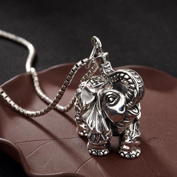 pendants silver s925 pure recruitment elephant fujian character taiyin old antique lady's sweater chain hanging wholesale, Black
pendants silver s925 pure recruitment elephant fujian character taiyin old antique lady's sweater chain hanging wholesale, Black