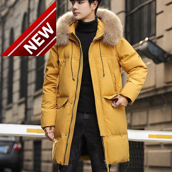 2021 men's winter down jacket x-long thick warm parkas couples casual hooded coats waterproof outdoor men clothing, Black
2021 men's winter down jacket x-long thick warm parkas couples casual hooded coats waterproof outdoor men clothing, Black