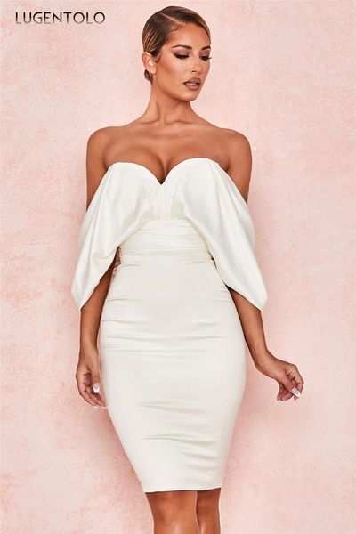 casual dresses dress women off-the-shoulder summer v-neck slim strapless upscale white bandage ladies short lugentolo, Black;gray
casual dresses dress women off-the-shoulder summer v-neck slim strapless upscale white bandage ladies short lugentolo, Black;gray