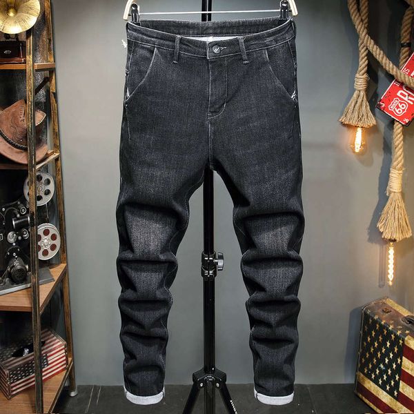 autumn and winter men's thin cashmere jeans fashion brand slim leggings elastic thickened long pants fleece, Blue
autumn and winter men's thin cashmere jeans fashion brand slim leggings elastic thickened long pants fleece, Blue