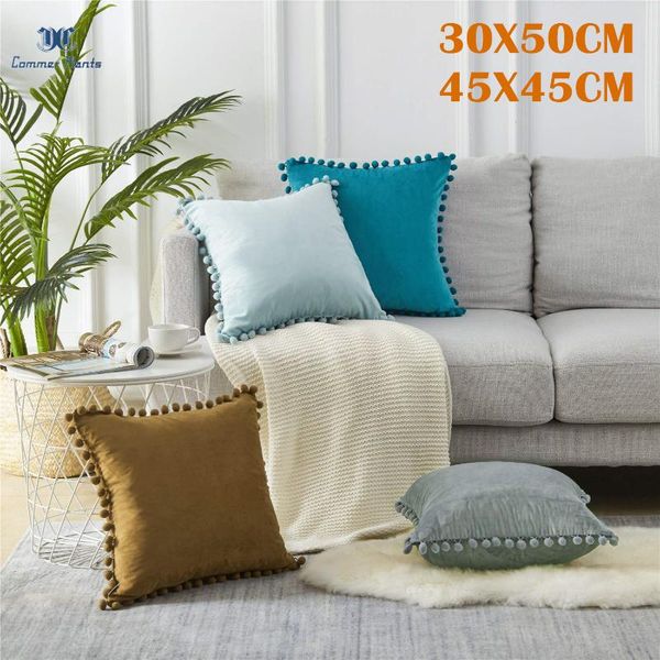 cushion/decorative pillow luxury soft particles velvet throw pillows cover with pom poms pillowcase solid dyed decorative cushion covers for
cushion/decorative pillow luxury soft particles velvet throw pillows cover with pom poms pillowcase solid dyed decorative cushion covers for