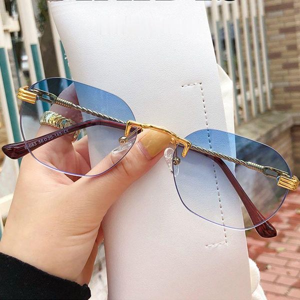 rimless square sunglasses ladies brand designer retro sunglasses new ladies metal frame fashion glasses uv400, White;black
rimless square sunglasses ladies brand designer retro sunglasses new ladies metal frame fashion glasses uv400, White;black