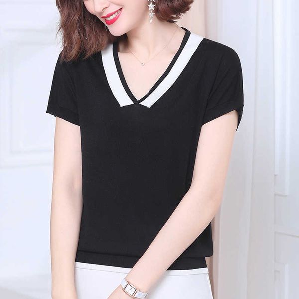 chic casual summer thin sweater pullovers women v-neck solid knit oversized pullover female long sleeve warm khaki sweater 210604, White;black
chic casual summer thin sweater pullovers women v-neck solid knit oversized pullover female long sleeve warm khaki sweater 210604, White;black