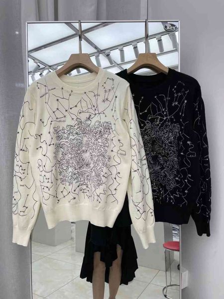 women's sweaters woolen marca suéteres pullovers branco jumper o-pescoço malha s casual jérsei runway design 2021 outono inverno estilo, White;black
women's sweaters woolen marca suéteres pullovers branco jumper o-pescoço malha s casual jérsei runway design 2021 outono inverno estilo, White;black