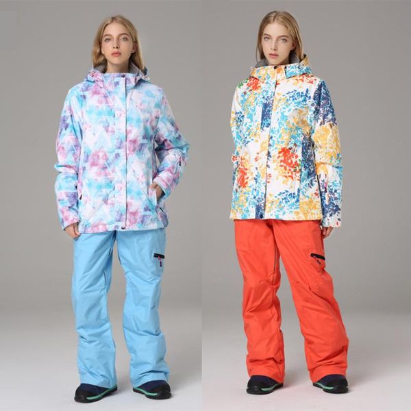 thick warm ski suit women waterproof windproof skiing and snowboarding jacket pants set female snow costumes outdoor sportwear
thick warm ski suit women waterproof windproof skiing and snowboarding jacket pants set female snow costumes outdoor sportwear