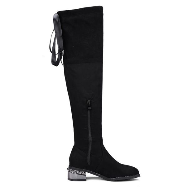 autumn and winter tube fashion thick metal pointed on the knee girls'winter boots nt4u, Black
autumn and winter tube fashion thick metal pointed on the knee girls'winter boots nt4u, Black
