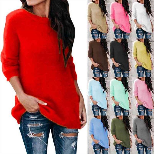 autumn winter women solid color sweater long sleeve warm knitted casual o neck pullover female jumpers plus size 5xl, White;black 
autumn winter women solid color sweater long sleeve warm knitted casual o neck pullover female jumpers plus size 5xl, White;black