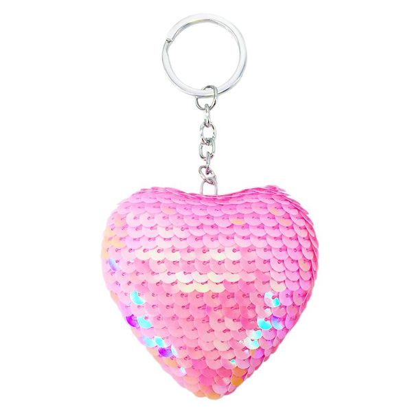 novel and fashionable sequin heart key chain pendant ladies luggage car key pendant trinket, Silver
novel and fashionable sequin heart key chain pendant ladies luggage car key pendant trinket, Silver