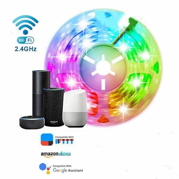 wifi smart pixel led light controller, for led strip support driver ic (dc 5-24v) works with alexa for home bedroom bars party
wifi smart pixel led light controller, for led strip support driver ic (dc 5-24v) works with alexa for home bedroom bars party