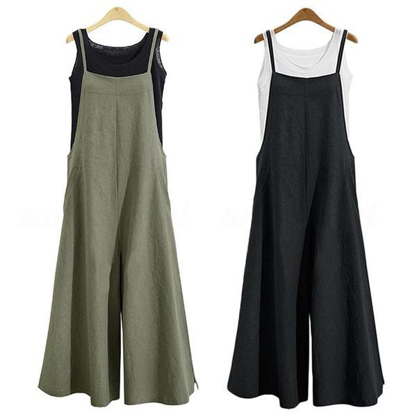 women's jumpsuits & rompers 2pcs women casual solid spaghetti straps wide leg pants pockets loose bib cotton linen jumpsuits, black gr, Black;white
women's jumpsuits & rompers 2pcs women casual solid spaghetti straps wide leg pants pockets loose bib cotton linen jumpsuits, black gr, Black;white