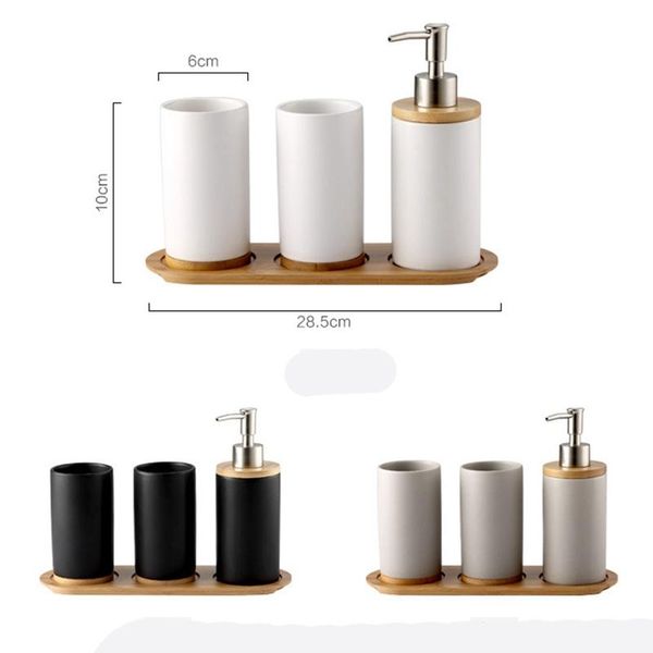 storage bottles & jars ceramic bathroom accessories set fashion soap dispenser toothbrush holder tumbler household
storage bottles & jars ceramic bathroom accessories set fashion soap dispenser toothbrush holder tumbler household