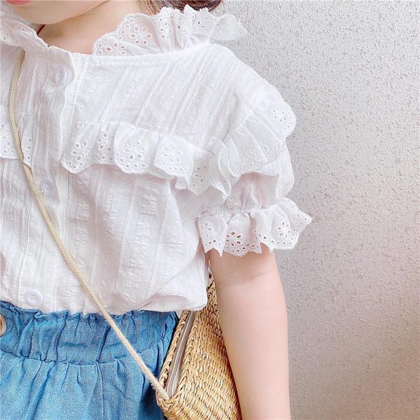 shirts 2021 summer arrival girls fashion white lace flower blouse kids princess blouses, White;black
shirts 2021 summer arrival girls fashion white lace flower blouse kids princess blouses, White;black