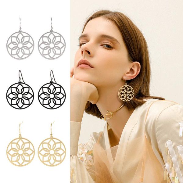 dangle & chandelier my shape flower drop earring 316l stainless steel big circle silvery golden black earrings wedding women gift for girls, Silver
dangle & chandelier my shape flower drop earring 316l stainless steel big circle silvery golden black earrings wedding women gift for girls, Silver