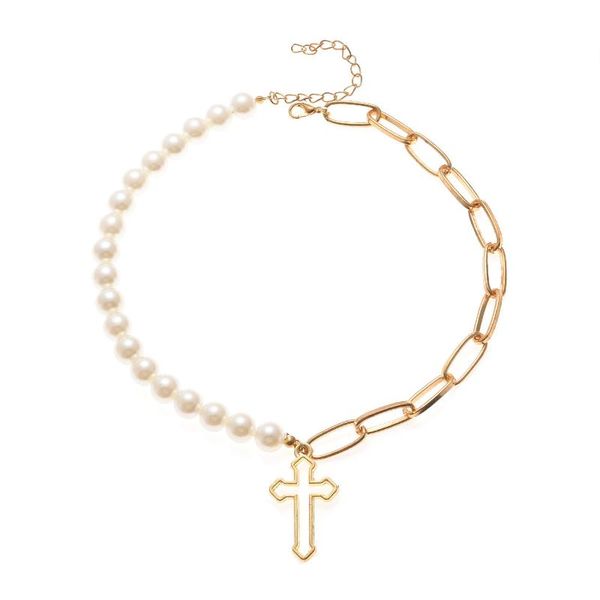 pendant necklaces states jewelry fashion pearl necklace chains cross lady punk exaggerated short payment act the role of restoring ancient w, Silver
pendant necklaces states jewelry fashion pearl necklace chains cross lady punk exaggerated short payment act the role of restoring ancient w, Silver