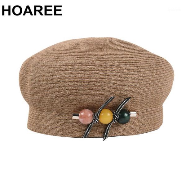 vintage straw hat women summer hats french beret gray khaki black candy bead decoration ladies painter cap berets, Blue;gray
vintage straw hat women summer hats french beret gray khaki black candy bead decoration ladies painter cap berets, Blue;gray