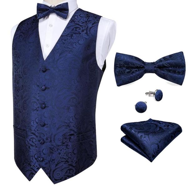 men's vests barry.wang silk vest classic sapphire waistcoat party wedding paisley jacquard hanky bow tie cufflinks set dibangu, Black;white
men's vests barry.wang silk vest classic sapphire waistcoat party wedding paisley jacquard hanky bow tie cufflinks set dibangu, Black;white