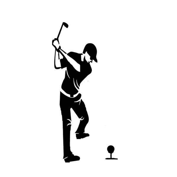 6.7*14.2cm interesting golfer vinyl decal car modelling sticker silhouette bumper window c16-1485
6.7*14.2cm interesting golfer vinyl decal car modelling sticker silhouette bumper window c16-1485