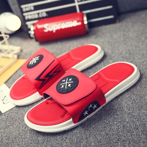slippers men summer beach male slides non-slip flip flops striped style outdoor indoor sandals for soft man bathroom, Black
slippers men summer beach male slides non-slip flip flops striped style outdoor indoor sandals for soft man bathroom, Black
