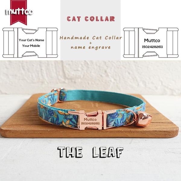 cat collars & leads muttco retail handmade engraved metal buckle collar for the leaf design 2 sizes ucc066m
cat collars & leads muttco retail handmade engraved metal buckle collar for the leaf design 2 sizes ucc066m