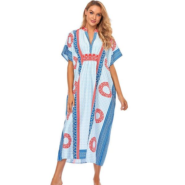 women's swimwear 2021 bohemian women summer beach dress swim wear cover up polyester tunic v-neck robe caftan bikini cover-ups pareo, White;black
women's swimwear 2021 bohemian women summer beach dress swim wear cover up polyester tunic v-neck robe caftan bikini cover-ups pareo, White;black
