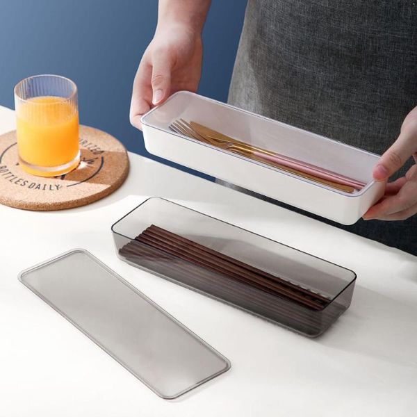 storage bottles & jars plastic rectangular chopsticks box with cover spoon rack kitchen dustproof flatware case
storage bottles & jars plastic rectangular chopsticks box with cover spoon rack kitchen dustproof flatware case