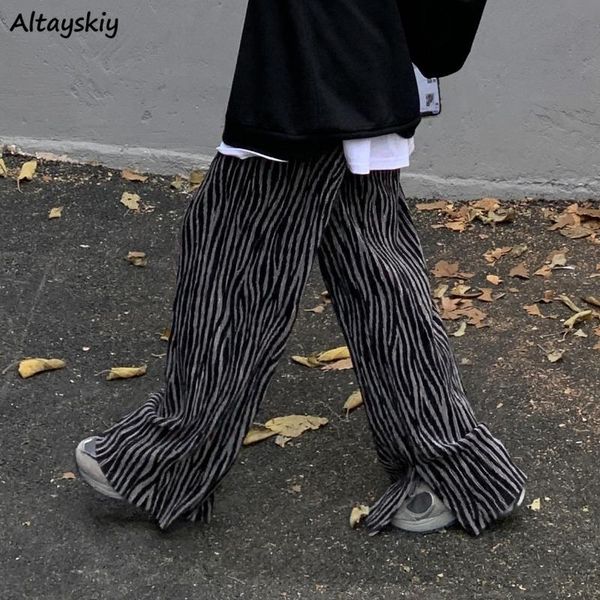 women's pants & capris casual women zebra-print design soft stylish aesthetic all-match autumn bf side-slit wide leg trouser korean sty, Black;white
women's pants & capris casual women zebra-print design soft stylish aesthetic all-match autumn bf side-slit wide leg trouser korean sty, Black;white