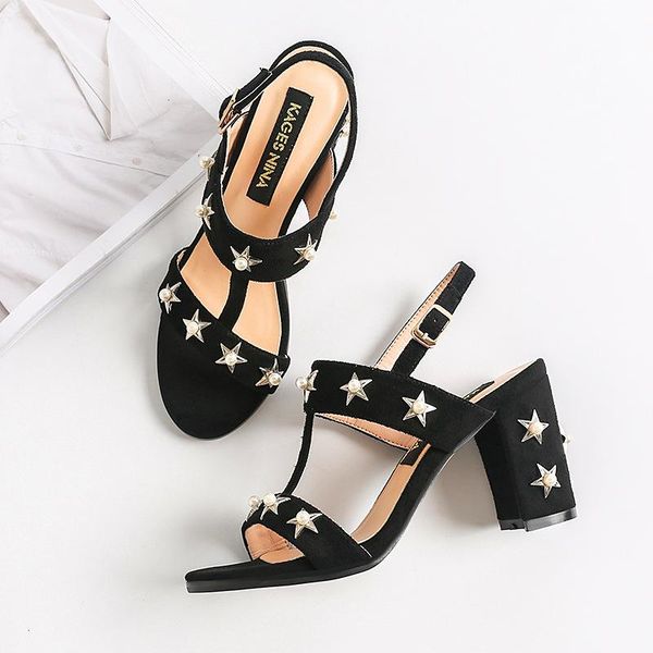 sandals women 's shoes high-heeled shoes thick-heeled round-headed black sandles 2021 small fragrant pearl summer round heels
sandals women 's shoes high-heeled shoes thick-heeled round-headed black sandles 2021 small fragrant pearl summer round heels