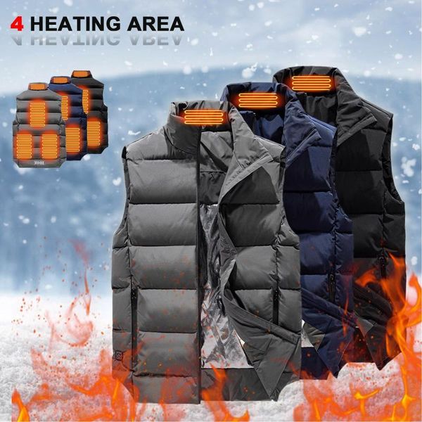 men's vests fashion cropped vest coat outdoor active solid washable jacket heated warm zipper stand collar with pockets, Black;white
men's vests fashion cropped vest coat outdoor active solid washable jacket heated warm zipper stand collar with pockets, Black;white