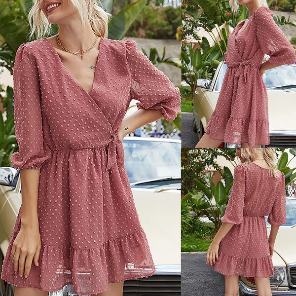women dress sashes office lady elegant spring autumn printing v-neck casual fashion half sleeve draped splicing mini vestido, Black;gray
women dress sashes office lady elegant spring autumn printing v-neck casual fashion half sleeve draped splicing mini vestido, Black;gray