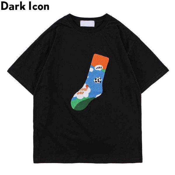 towel embroidery sock men women t-shirt summer oversized men's tshirts cotton tee 210603, White;black
towel embroidery sock men women t-shirt summer oversized men's tshirts cotton tee 210603, White;black