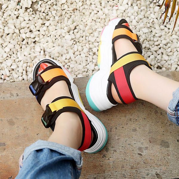 new women sandals women summer platform sandals shoes breathable comfort walking white shoes ladies shoe, Black
new women sandals women summer platform sandals shoes breathable comfort walking white shoes ladies shoe, Black