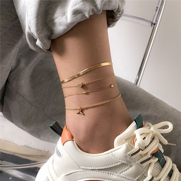 european heart fish tail model anklets geometric alloy beaded snake foot chain women vacation beach party gift jewelry accessories wholesale, Red;blue
european heart fish tail model anklets geometric alloy beaded snake foot chain women vacation beach party gift jewelry accessories wholesale, Red;blue