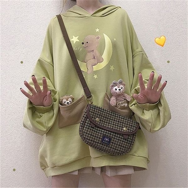 harajuku lolita bear baby graphic sweatshirt women kawaii clothes spring oversized loose thick hoodies long schoolgirl 201103, Black
harajuku lolita bear baby graphic sweatshirt women kawaii clothes spring oversized loose thick hoodies long schoolgirl 201103, Black