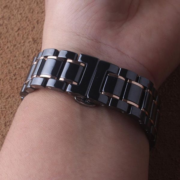 watch bands watchbands ceramic black with rosegold strap bracelet 20mm 21mm 22mm 23mm 24mm for samsung gear s2 s3 galaxy release, Black;brown
watch bands watchbands ceramic black with rosegold strap bracelet 20mm 21mm 22mm 23mm 24mm for samsung gear s2 s3 galaxy release, Black;brown